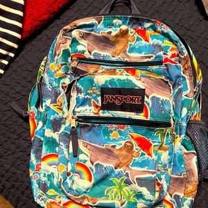 Jansport shark and sloth back pack